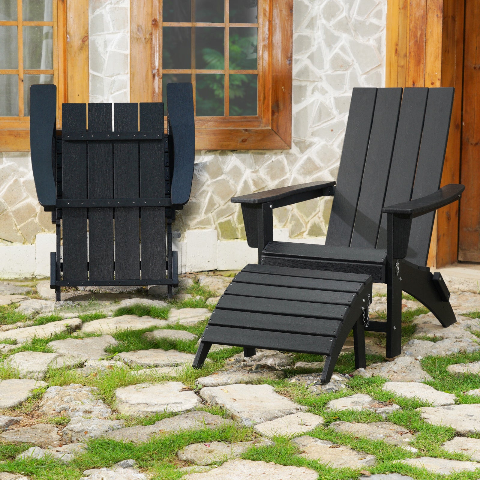 LZRS Adirondack - Tavolino quadrato da esterno per patio, tavolo da patio in materiale composito in HDPE, per cortile, piscina, compagno da interni, facile manutenzione e resistente alle intemperie LZRS Adirondack - Tavolino quadrato da esterno per patio, tavolo da patio in materiale composito in HDPE, per cortile, piscina, compagno da interni, facile manutenzione e resistente alle intemperie