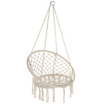 Load image into Gallery viewer, 2 Pack Hammock Chair Swing Hammock Swing Chair Macrame Hanging Chair Cotton for Bedroom Girls Room Deck Porch Indoor Outdoor Garden
